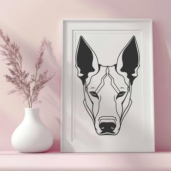 Free Doberman Pinscher - Laser Engraver DXF