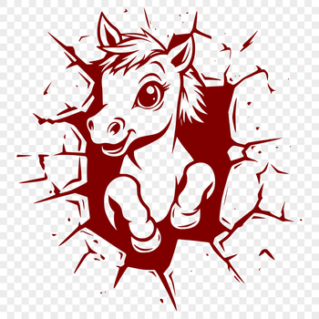 Free Horse - Glowforge SVG Free Download