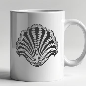 Creative Seashell Printable Image - Free DXF