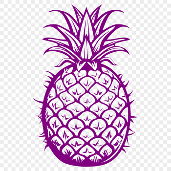 Unique Pineapple - For Procreate Project