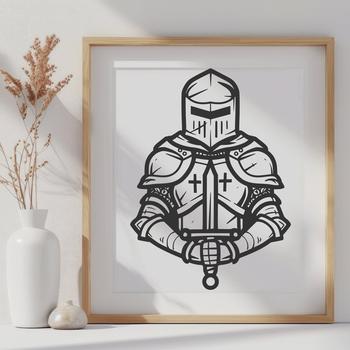 Stunning Knight Digital Drawing