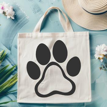 Stunning Paw Print Illustration - Free SVG