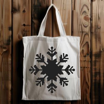 A delicate snowflake design created as a scalable vector graphic.