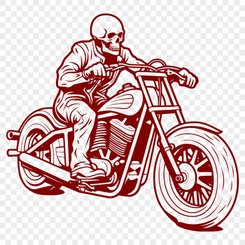 An SVG vector graphic of a motorbike, ideal for design and crafting projects.