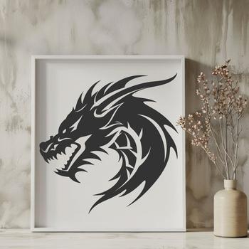 Artistic Dragon Clip Art