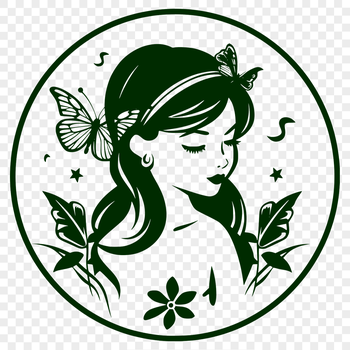 A mythical creature from a fairy tale, depicted as a delicate fairy with wings.
