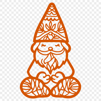 A mythical creature with the upper body of a dwarf and lower body of a goat, depicted in full view while sitting down.