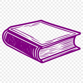 Illustrative SVG design of a book with pages and binding, suitable for educational resources or school projects.
