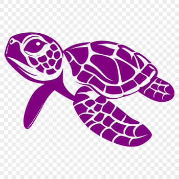 An SVG vector art representation of a sea creature commonly found near the seaside.