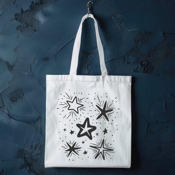 A geometric star shape designed as a vector graphic.