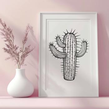 Beautiful Cactus - For Craft Project