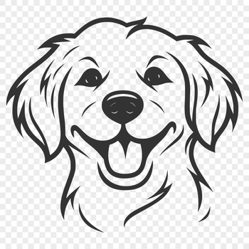 Free Golden Retriever DXF