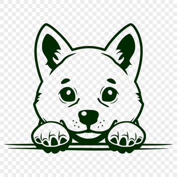 Cute Dog DXF