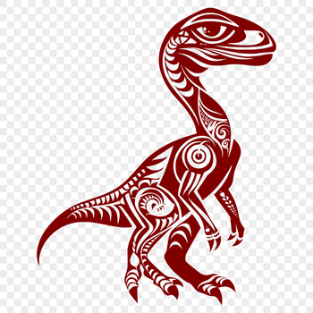 A prehistoric dinosaur with a full body structure.