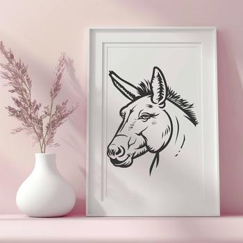 Beautiful Donkey Image