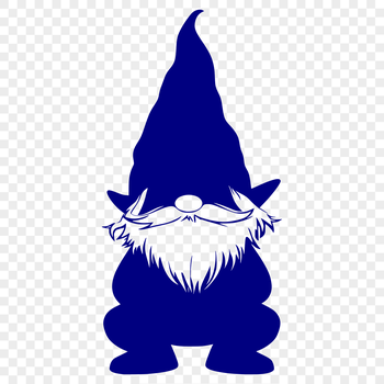 A mythical creature known as a Knome depicted in full body standing pose, suitable for vector art designs.