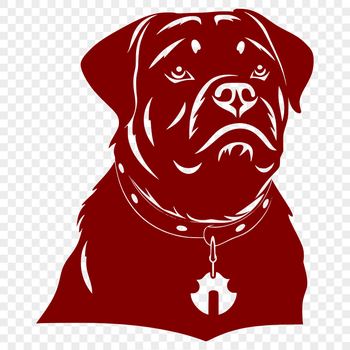 Free Artistic Rottweiler Clip Art