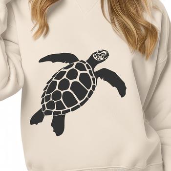 Sea Turtle In SVG, PNG, PDF And DXF Formats