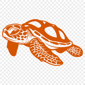 An SVG vector art image featuring a realistic representation of a sea creature commonly found in seaside environments.