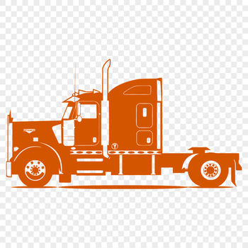 Unique Semi Truck Printable Image