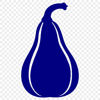 A detailed, editable vector illustration of a squash, suitable for digital designs.