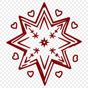 A stylized 5-pointed star symbol in vector format.