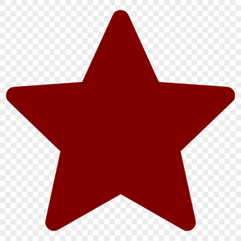 A simple star silhouette in black and white vector format, ideal for various digital designs.
