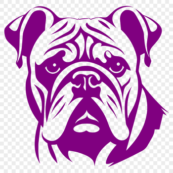 Creative Bulldog Vector Illustration