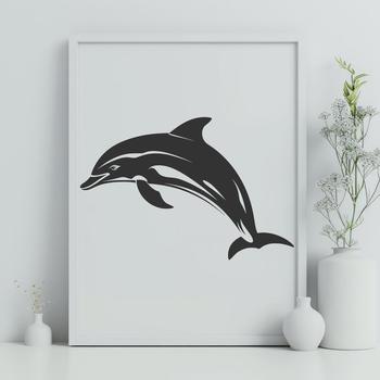 Unique Dolphin Illustration