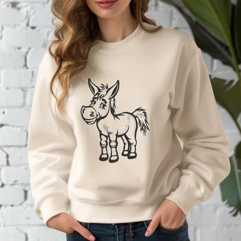 Beautiful Donkey - Sublimation DXF