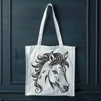 Illustration of a horse in vector format