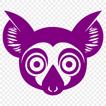 Lemur In SVG, PNG, PDF And DXF Formats