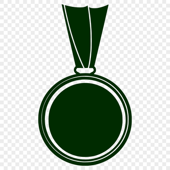 A digital medal design for sports events or competitions, created as a scalable vector graphic.