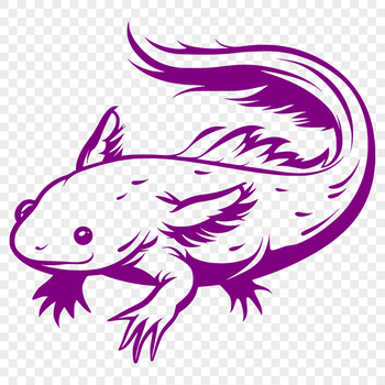 Creative Axolotl - For Sublimation Project