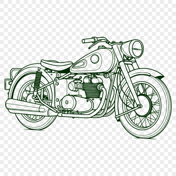 Beautiful Bike Vector Art