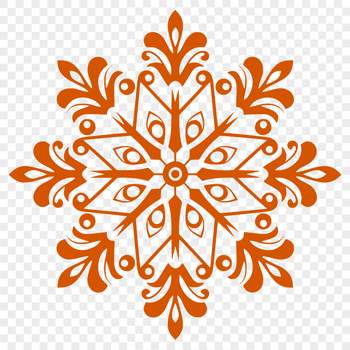 Ornate Snow - DXF Format