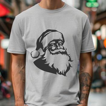 Beautiful Father Christmas In PDF And PNG