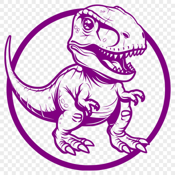 A prehistoric Tyrannosaurus Rex depicted in full body pose.