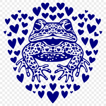 Beautiful Toad Vector Image