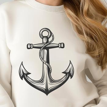 Artistic Anchor SVG