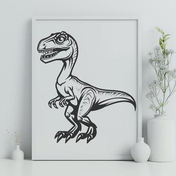 Stunning Dinosaur In PDF And PNG