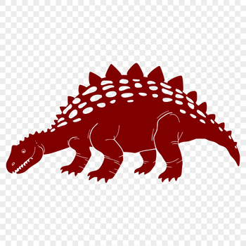 Large prehistoric dino illustration, suitable for various digital applications including vector art.