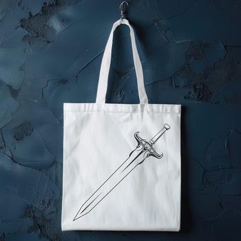A high-quality vector illustration of a sword, suitable for various design projects.