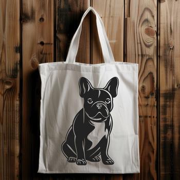 Creative French Bulldog In PNG Format