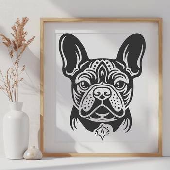 Creative French Bulldog Drawing