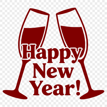 Illustrative vector art design of a stylized calendar turning over to the new year.