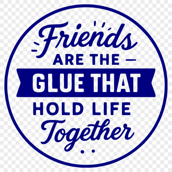 A collection of inspirational quotes about friendship and relationships in a modern vector design.