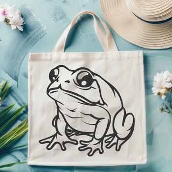 Stunning Frog In PNG & SVG