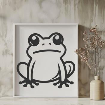 Free Frog In PDF & PNG