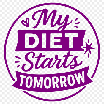 A collection of inspirational diet quotes on a clean background.